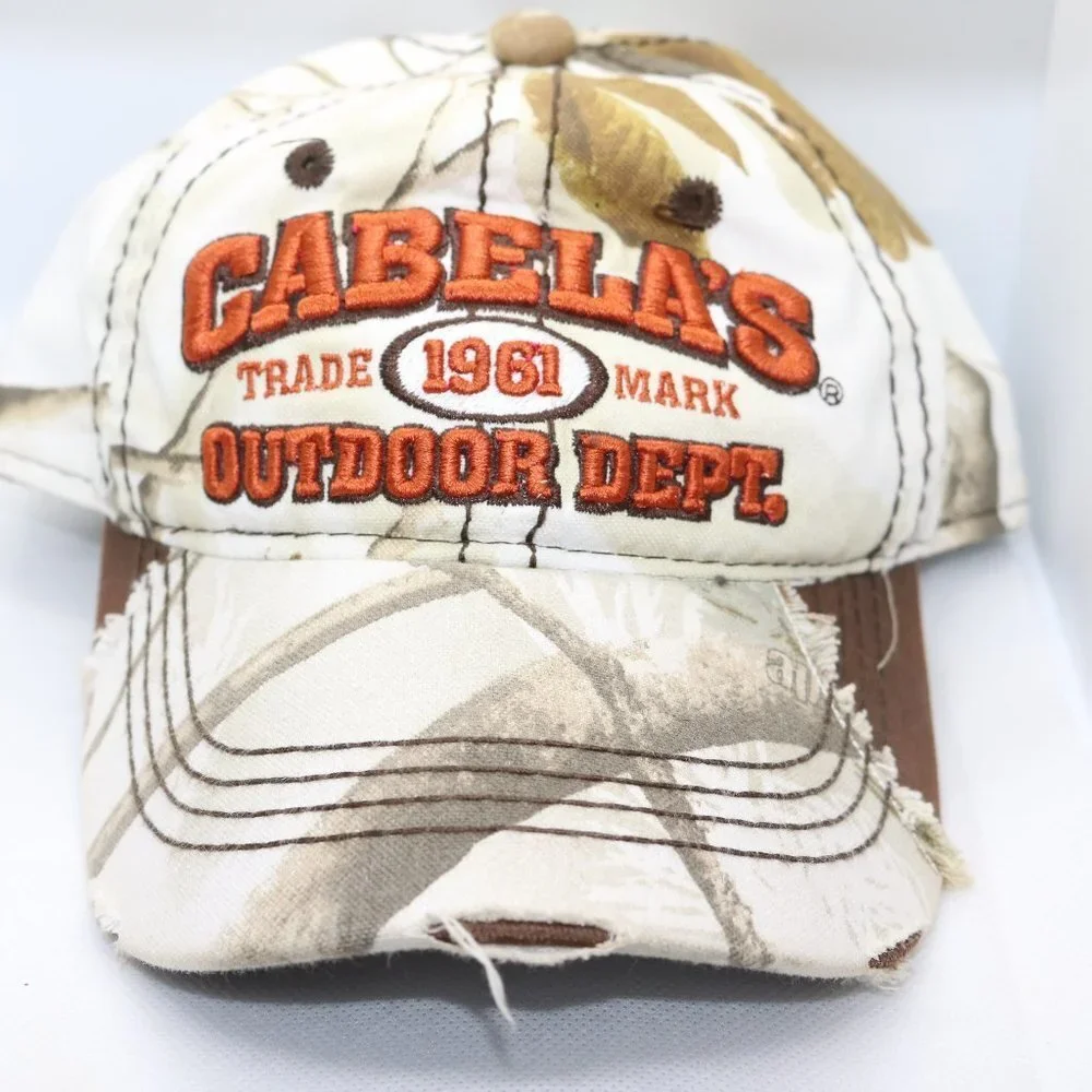 Cabela's youth real tree leaf pattern cap with the 